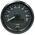 VDO SingleViu Speedometer 90 Mph Black 80mm gauge
